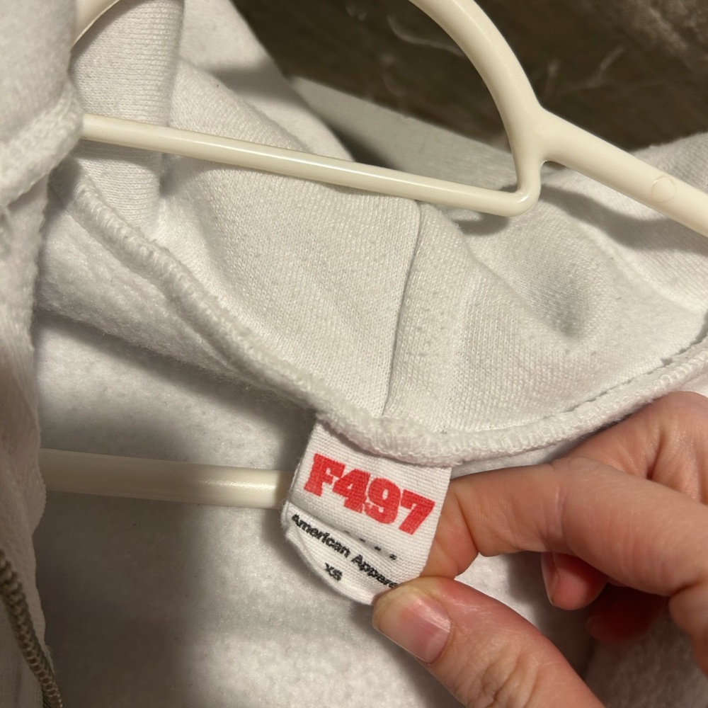 American Apparel Classic White Sweatshirt